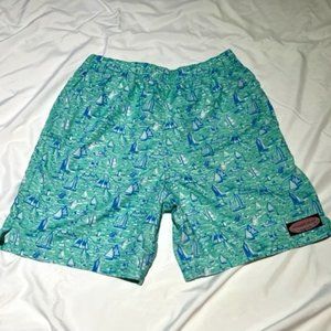 Vineyard Vines Boys Sailboat Chappy Swim Trunks